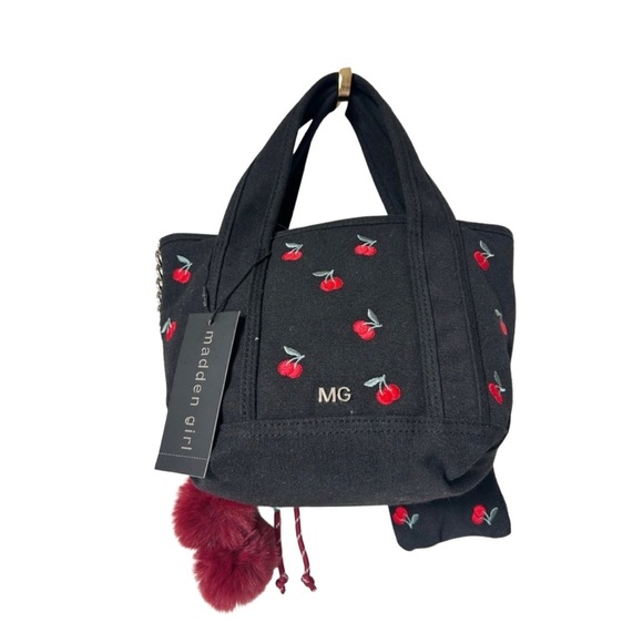 Madden Girl Cherry Embroidered Mini Tote Gift Set – Gift & Holiday Ready - Picture 9 of 9